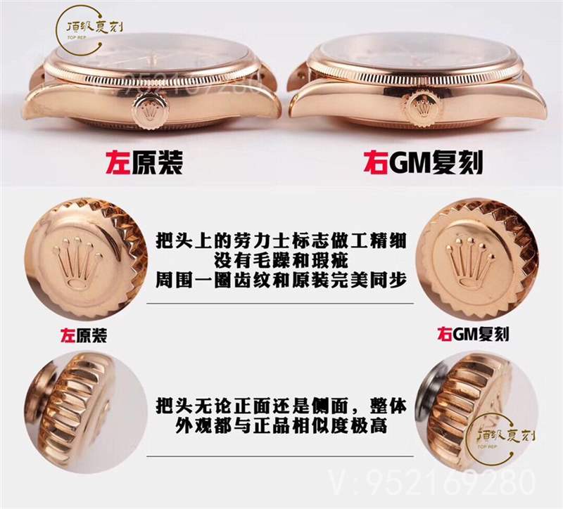 GMF厂劳力士切利尼经典商务表3165机芯对比正品评测-复刻表