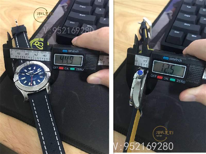 GF厂百年灵复仇者45mm男士机械复刻表做工怎么样GMT双时区-复刻表