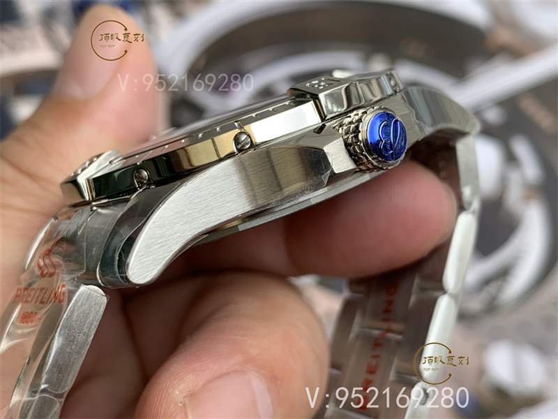 GF厂百年灵复仇者45mm男士机械复刻表做工怎么样GMT双时区-复刻表