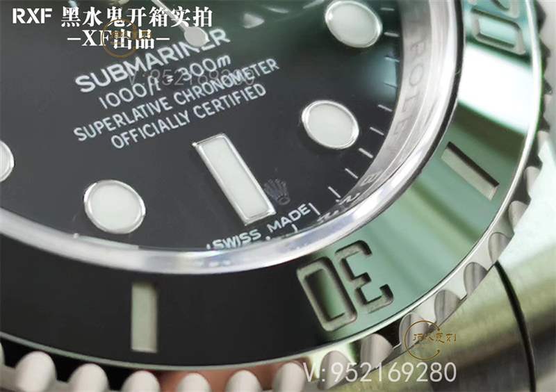 RXF厂劳力士黑水鬼复刻表对比正品怎么样-复刻表