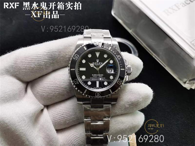 RXF厂劳力士黑水鬼复刻表对比正品怎么样-复刻表