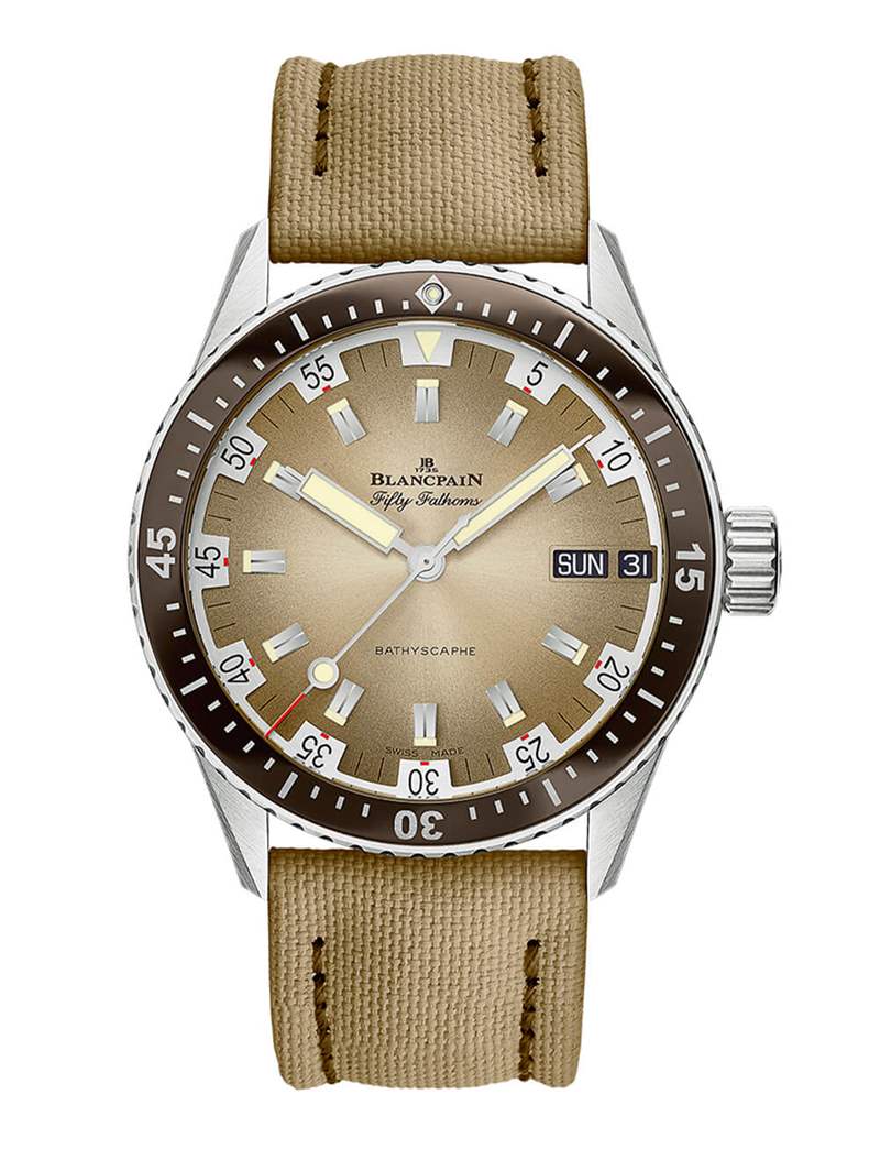 宝珀五十噚5052深海潜水艇Day Date Desert-复刻表