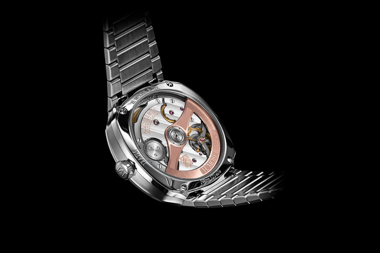 独特的绿色表盘手表H. Moser & Cie Streamliner-复刻表