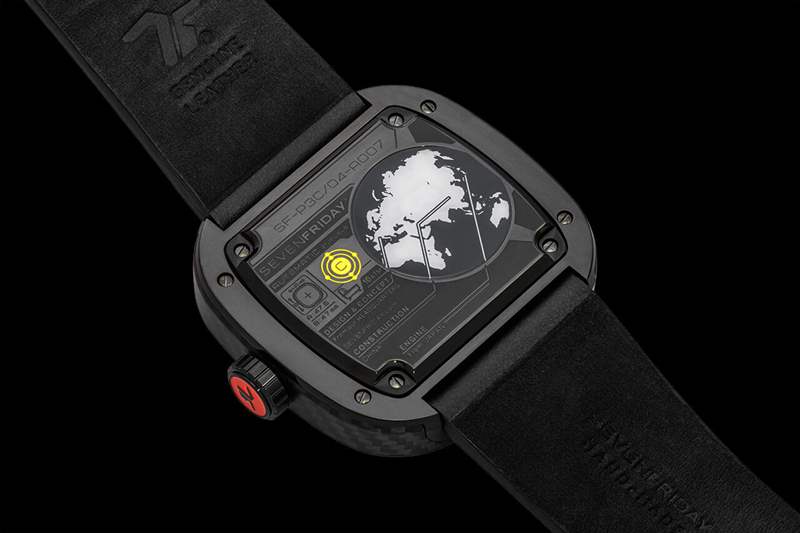七个星期五SevenFriday P3C/04碳红色引擎设计-复刻表