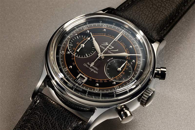 日本小众手表品牌黑野Kurono Chronograph 2计时腕表-复刻表