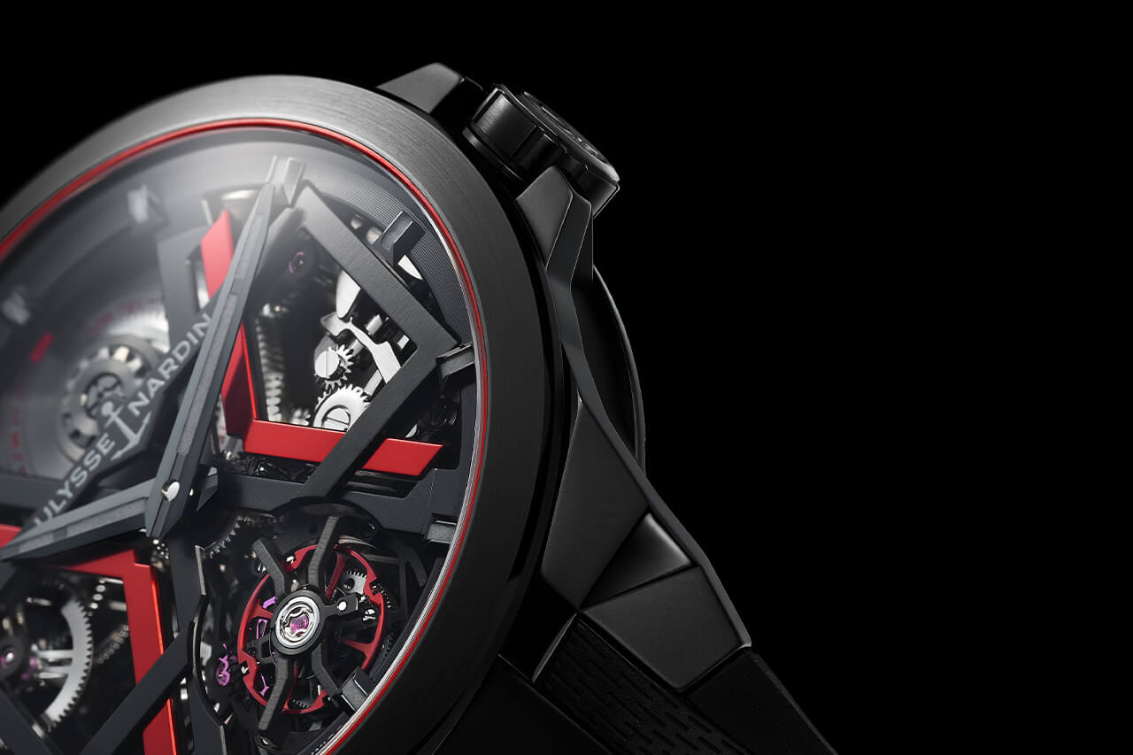 雅典表Ulysse Nardin Blast系列1723-400经典机械设计腕表-复刻表