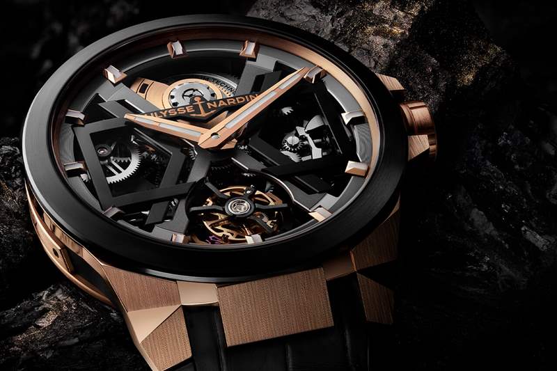 雅典表Ulysse Nardin Blast系列1723-400经典机械设计腕表-复刻表