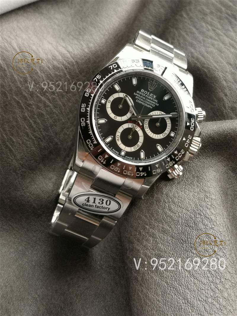 C厂(Clean厂)劳力士4130迪通拿黑钢迪复刻表m116500ln做工怎么样-复刻表