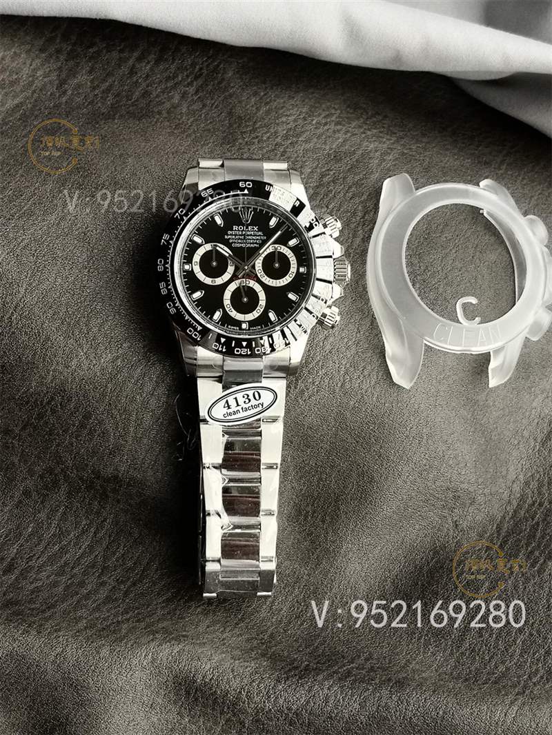 C厂(Clean厂)劳力士4130迪通拿黑钢迪复刻表m116500ln做工怎么样-复刻表