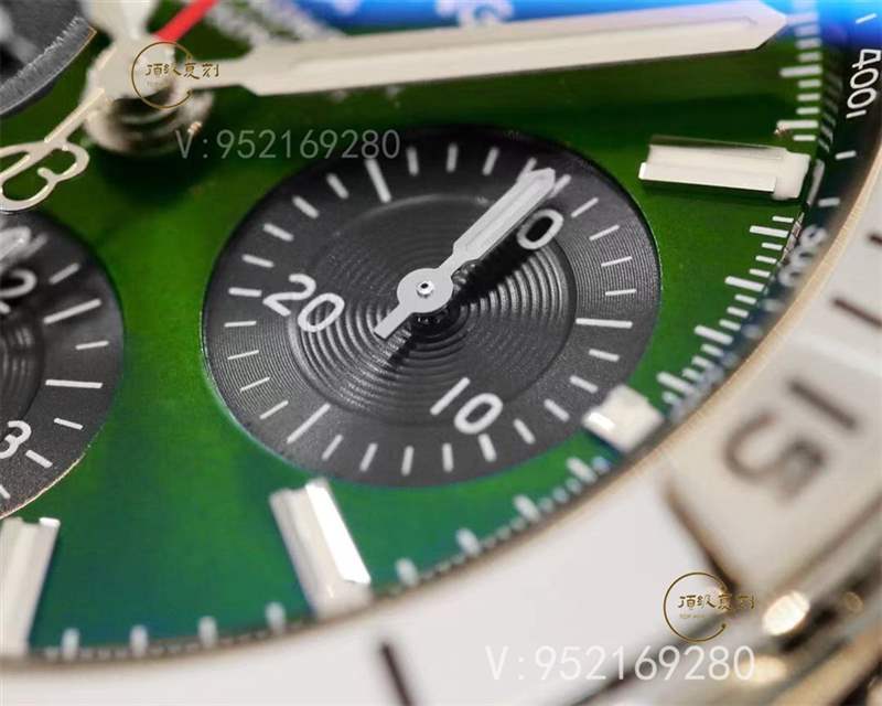 GF厂百年灵机械计时钢王B01系列宾利绿盘复刻表做工评测-复刻表