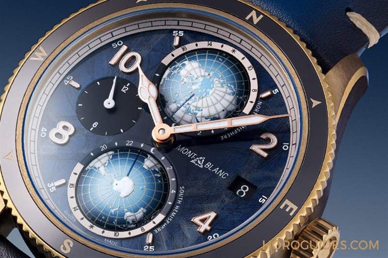MONTBLANC - 零氧！ 耐用、精准、不起雾｜Montblanc 1858系列Geosphere世界时区零氧限量腕表的极限探险魂