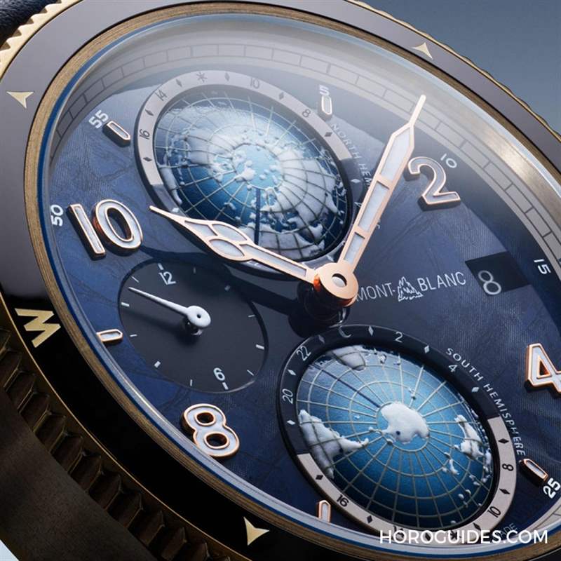 MONTBLANC - 零氧！ 耐用、精准、不起雾｜Montblanc 1858系列Geosphere世界时区零氧限量腕表的极限探险魂