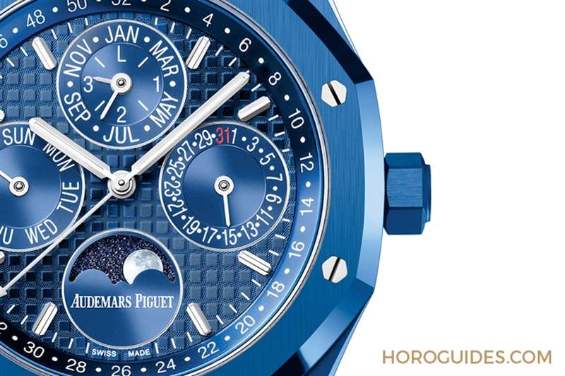 AUDEMARS PIGUET - 爱彼第一只蓝色陶瓷表！ 皇家橡树万年历蓝色陶瓷链带腕表