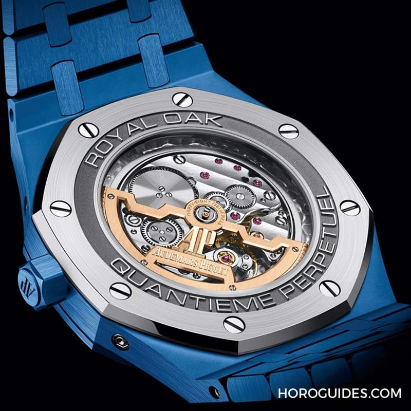 AUDEMARS PIGUET - 爱彼第一只蓝色陶瓷表！ 皇家橡树万年历蓝色陶瓷链带腕表