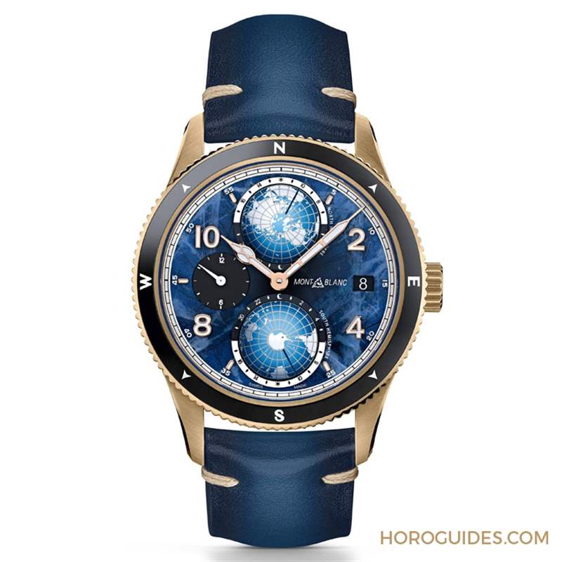MONTBLANC - 零氧！ 耐用、精准、不起雾｜Montblanc 1858系列Geosphere世界时区零氧限量腕表的极限探险魂
