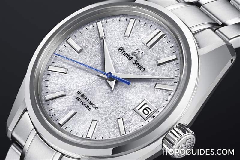 GRAND SEIKO - 淡藍面盤呈現巖手山「融雪」美景，Grand Seiko 44GS首款白鋼材質