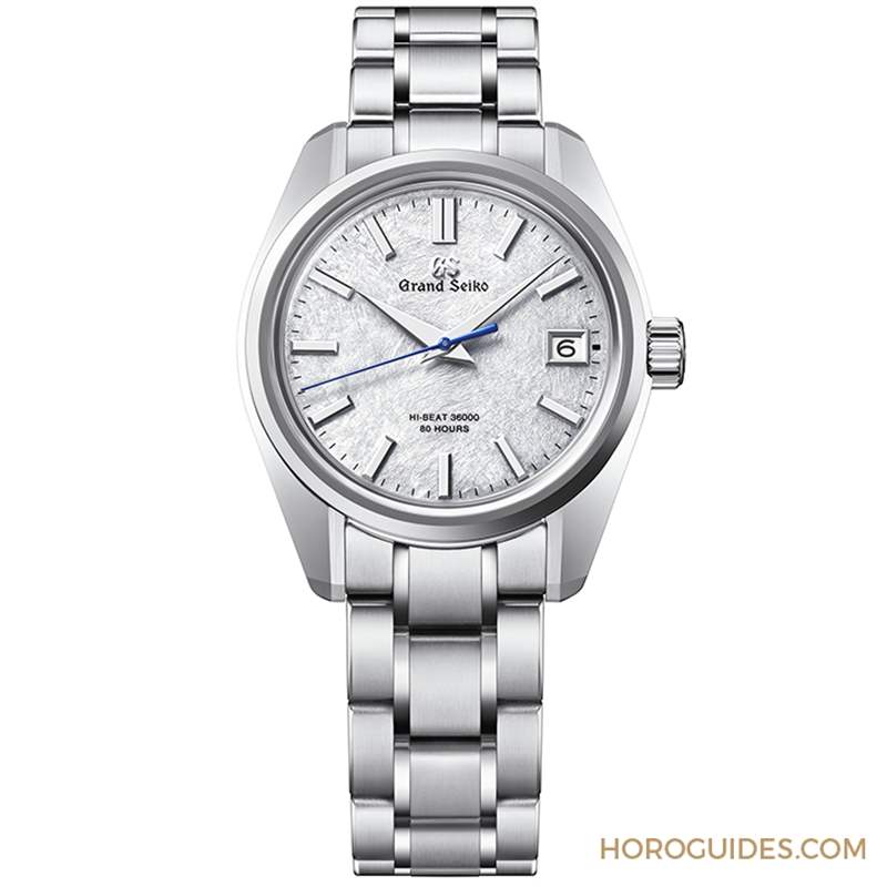 GRAND SEIKO - 淡藍面盤呈現巖手山「融雪」美景，Grand Seiko 44GS首款白鋼材質