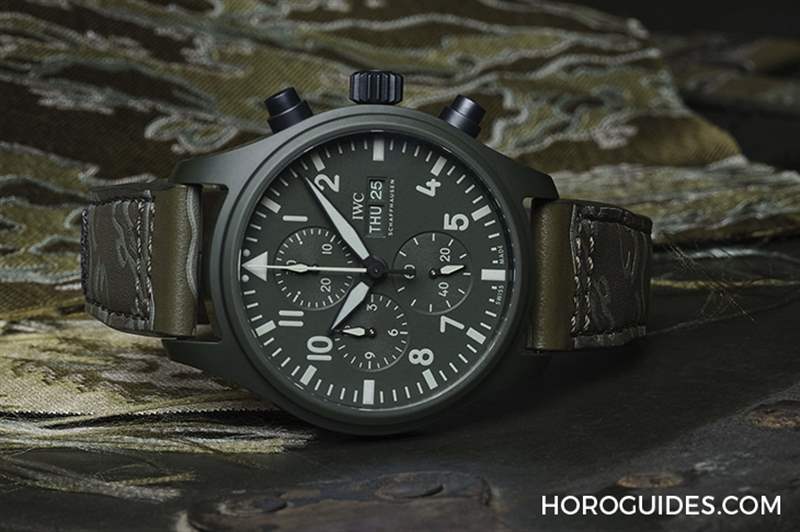 IWC - 迷彩、刺繡布貼，SBTG街頭潮味上手｜IWC x SBTG特別版表帶套裝