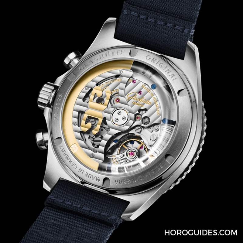 GLASHüTTE ORIGINAL - 藍(lán)面、藍(lán)陶瓷圈打頭陣！ Glashütte Original SeaQ系列首次搭載計(jì)時(shí)功能