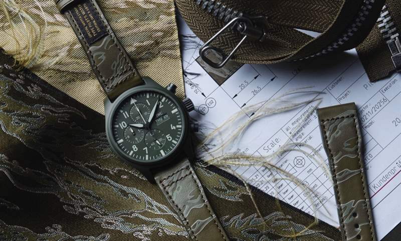 迷彩、刺繡布貼，SBTG街頭潮味上手｜IWC x SBTG特別版表帶套裝