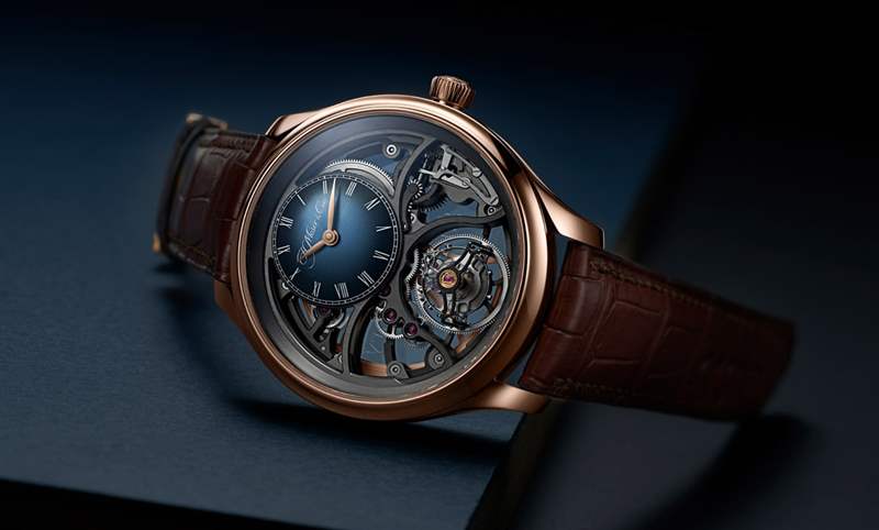 賀高登鐘表50周年！ H. Moser & Cie.勇創(chuàng)者圓柱陀飛輪鏤空紀念腕表限量發(fā)行