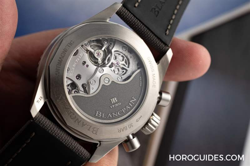 BLANCPAIN - 18K红金蓝面、23级钛灰面，Blancpain五十噚深潜器飞返计时码表两款延伸新作