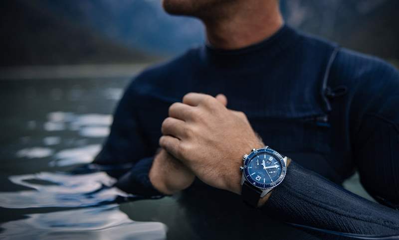 藍(lán)面、藍(lán)陶瓷圈打頭陣！ Glashütte Original SeaQ系列首次搭載計(jì)時(shí)功能