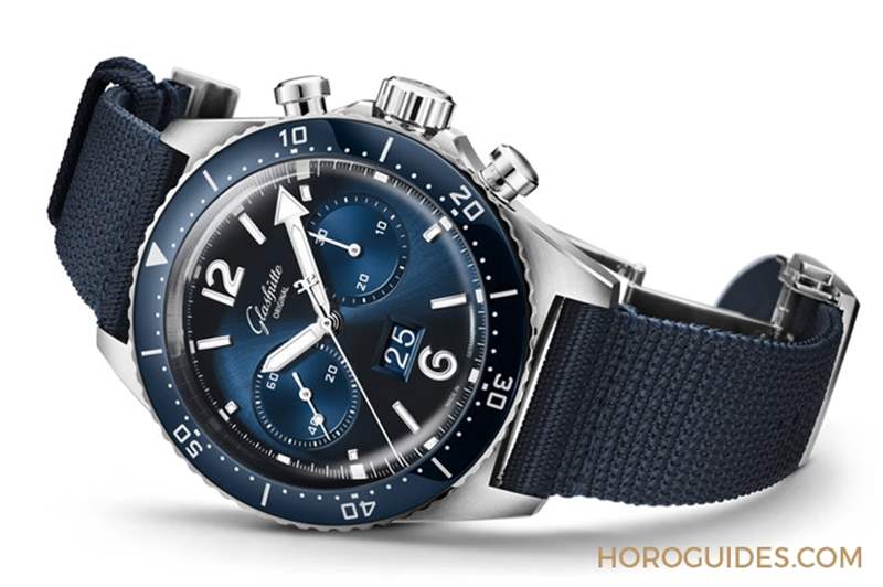 GLASHüTTE ORIGINAL - 藍(lán)面、藍(lán)陶瓷圈打頭陣！ Glashütte Original SeaQ系列首次搭載計(jì)時(shí)功能