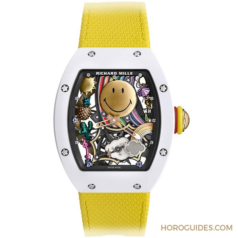 RICHARD MILLE - Richard Mille少見樂園化的一面！ RM 88 Smiley自動上鏈陀飛輪腕表