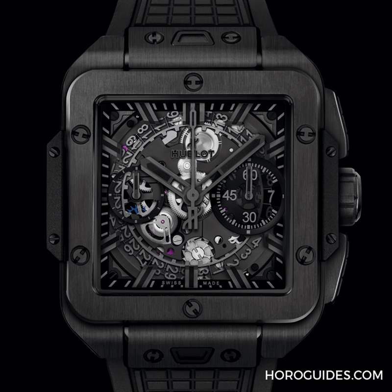 HUBLOT - 高階運動方表這樣搭，怎一個瀟灑了得｜Hublot Square Bang Unico計時碼表