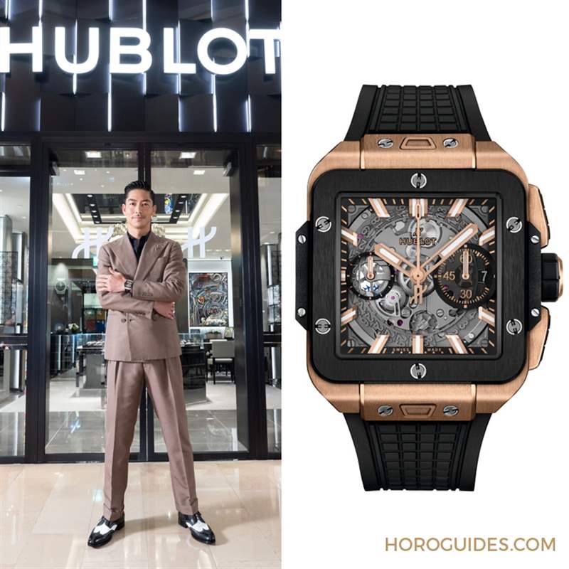 HUBLOT - 高階運動方表這樣搭，怎一個瀟灑了得｜Hublot Square Bang Unico計時碼表