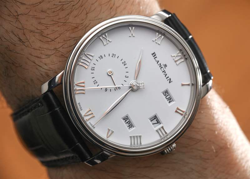 寶珀Villeret Quantieme Annuel GMT手表-復刻表