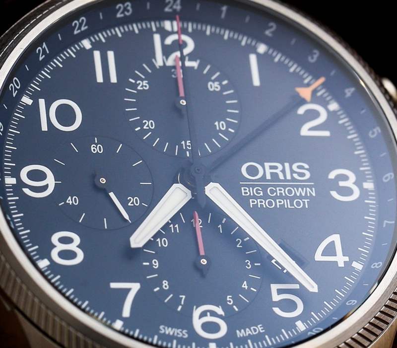 Oris Big Crown ProPilot計時碼表格林尼治標(biāo)準(zhǔn)時間手表動手實踐-復(fù)刻表