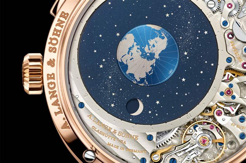 Lange & S?hne Richard Lange Perpetual Terraluna，后視圖