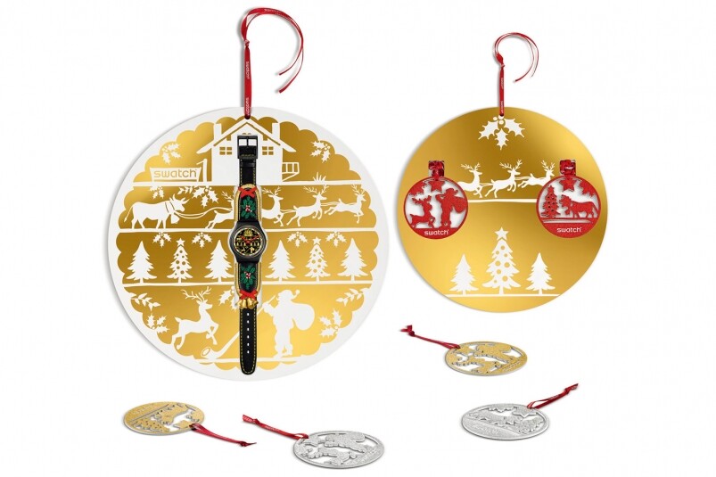 最有圣誕氣氛的腕表:Swatch Golden Merry 最有圣誕氣氛的腕表:Swatch Golden Merry-復(fù)刻表