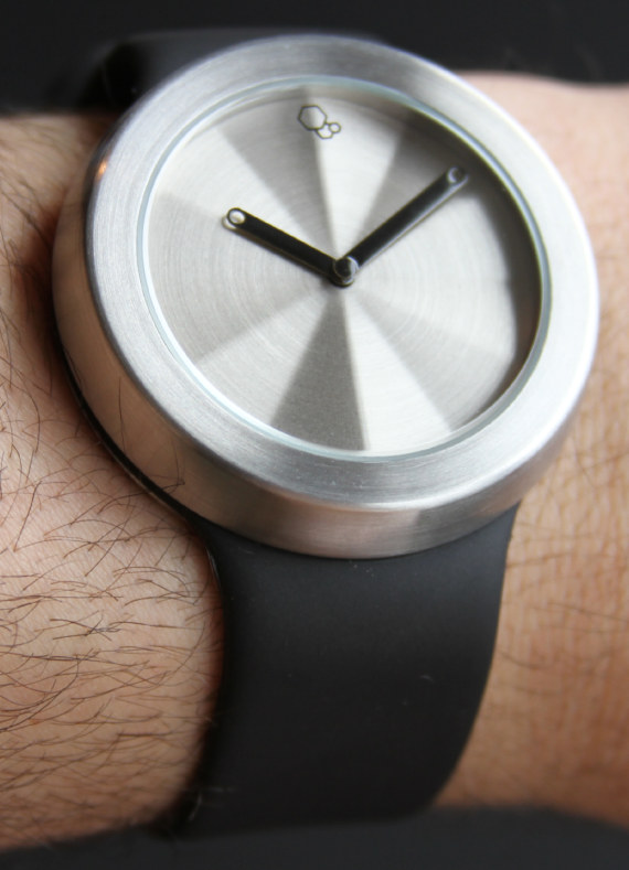 Pi Watch 9 Pi Watch By Ben McCarthy极简主义拉丝腕表-复刻表