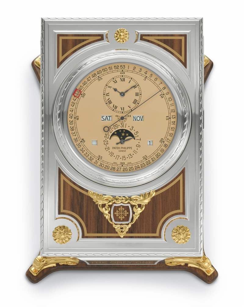百達翡麗復雜臺鐘在Only Watch 2021拍賣會上以950萬瑞士法郎的價格售出-復刻表