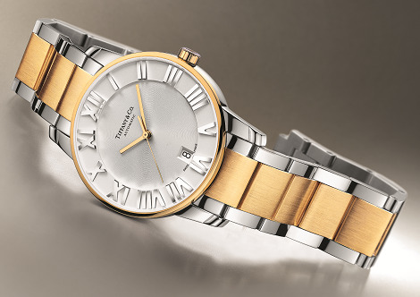 Tiffany mens ATLAS DOME BICOLOR watch 蒂芙尼Tiffany & Co手表和斯沃琪集团的手表哪个更值得入手-复刻表