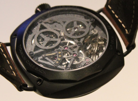 PAM 348 watch back SBF(原VS)沛纳海348Radiomir陀飞轮GMT陶瓷48毫米腕表-复刻表