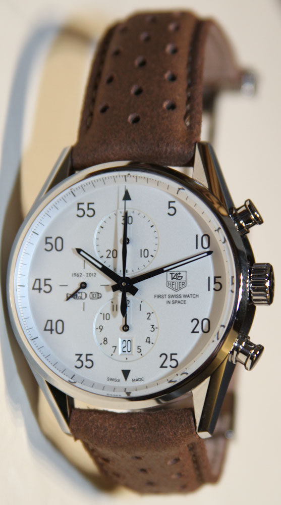 泰格豪雅Carrera Calibre 1887 SpaceX计时腕表上手体验-复刻表