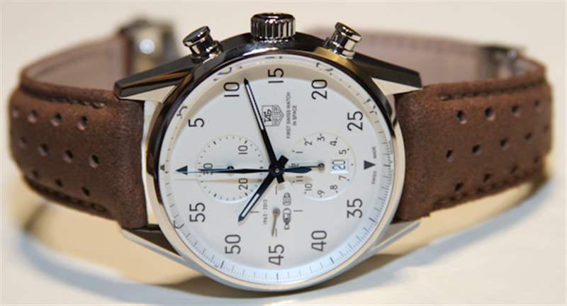 泰格豪雅Carrera Calibre 1887 SpaceX计时腕表上手体验-复刻表