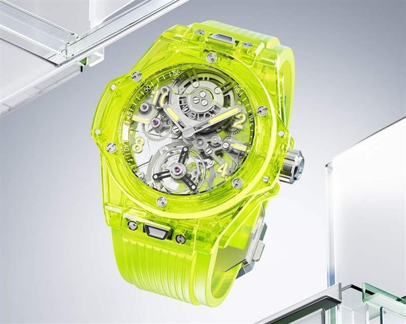 HUBLOT蓝宝石不只晶透亮还有萤光黄SAXEM满满科技含量-复刻表