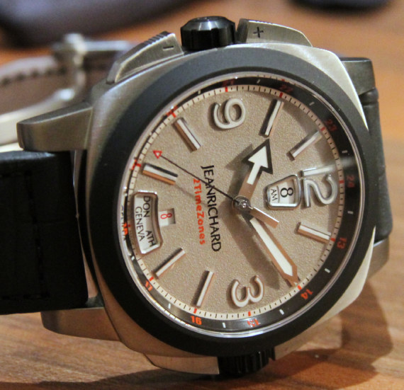 JeanRichard 2Timezones watch 1 JeanRichard理查德雙時區(qū)手表-復刻表