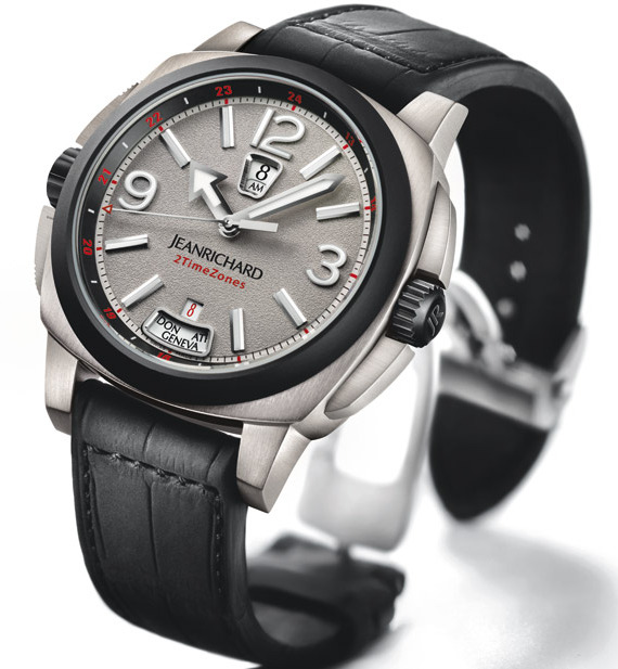 JeanRichard 2TimeZones Zirconium JeanRichard理查德雙時區(qū)手表-復刻表