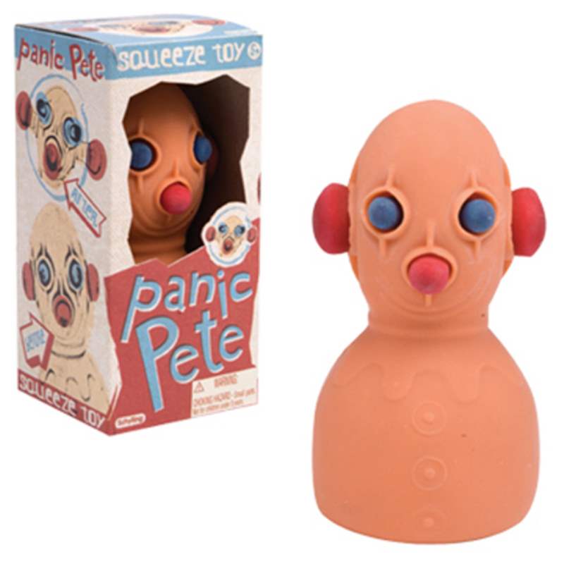 Panic Pete squeeze toy 貝托魯奇環(huán)形計時怪異尖叫臉表盤腕表-復刻表