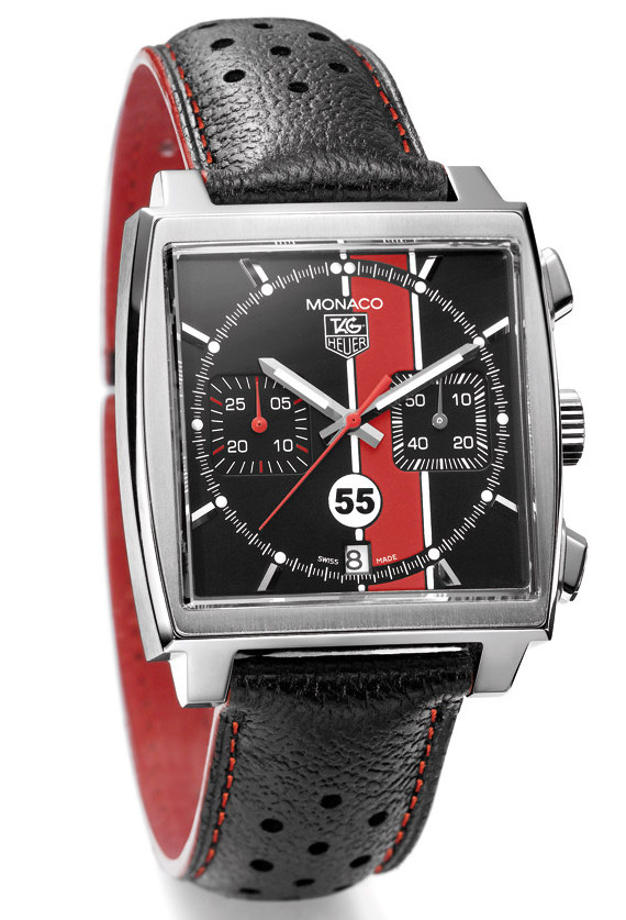 PCA-TAG Front1 泰格豪雅(Tag Heuer)和美国保时捷俱乐部联手推出限量版摩纳哥腕表-复刻表