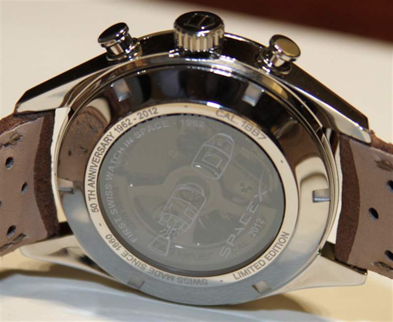 泰格豪雅Carrera Calibre 1887 SpaceX计时腕表上手体验-复刻表