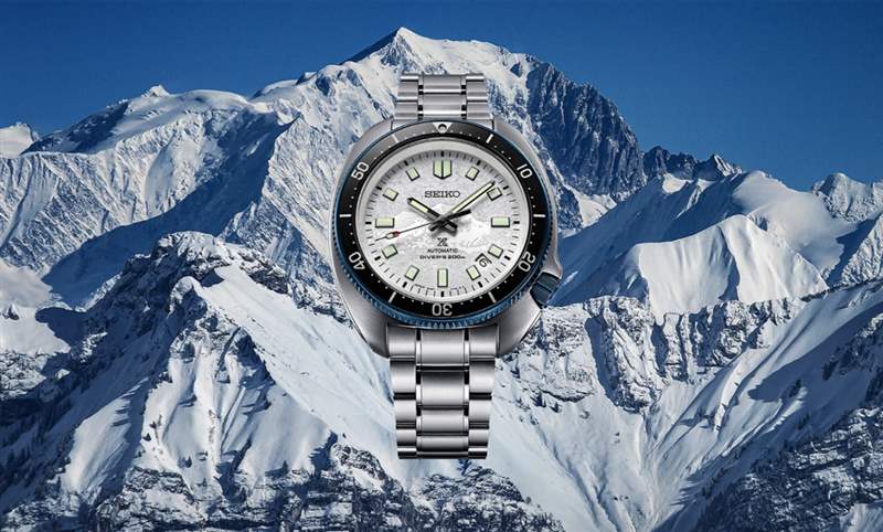 SEIKO Prospex植村直己特别版SLA069，独特白朗峰面盘纪念冒险人生
