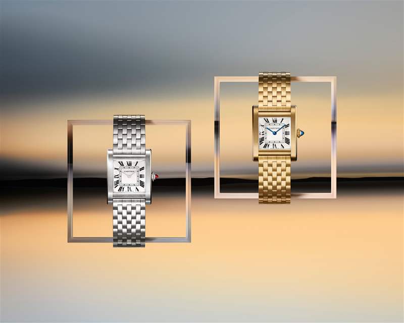 Cartier Normale 铂金和黄金手链