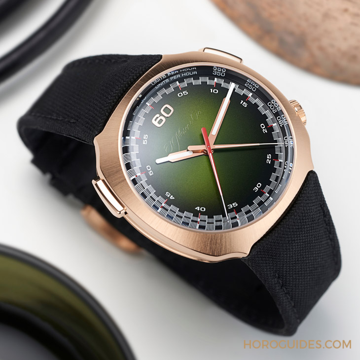 H. MOSER & CIE - H. Moser & Cie. Streamliner亨利幕时极速者首见橡胶表带款！